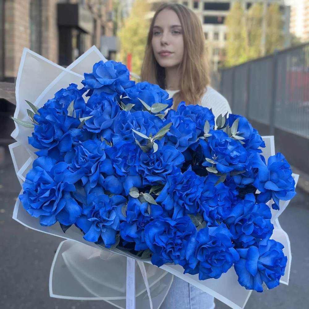 Французская синяя роза 25 шт.