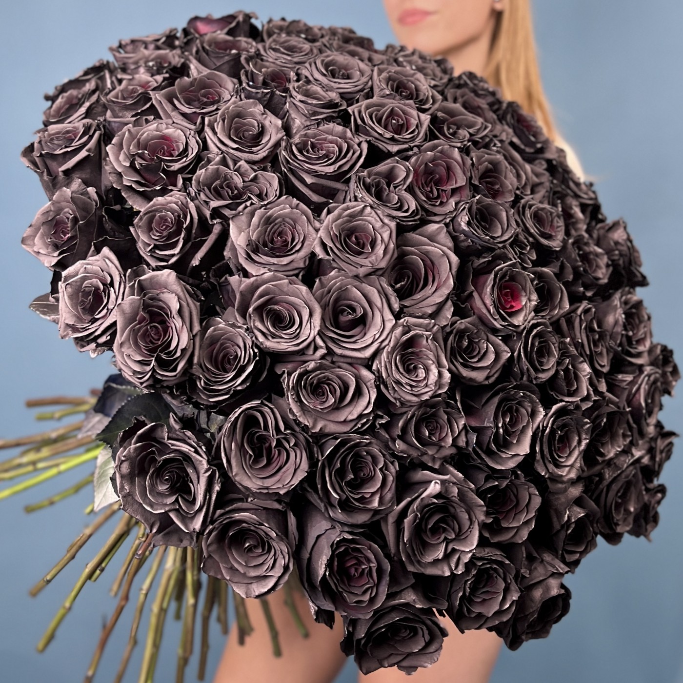 Букет из 101 черной розы
