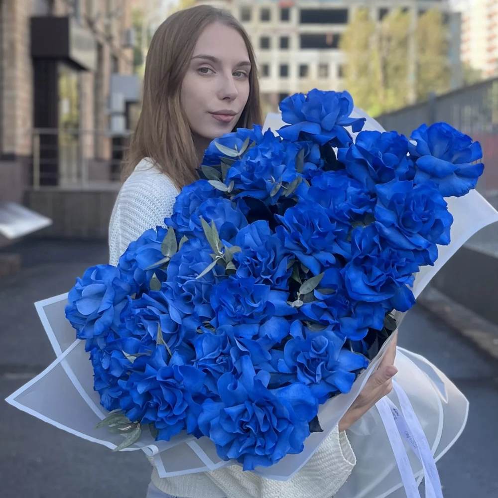 Французская синяя роза 25 шт.