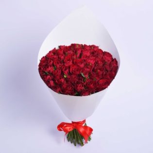 Букет из 51 красной розы